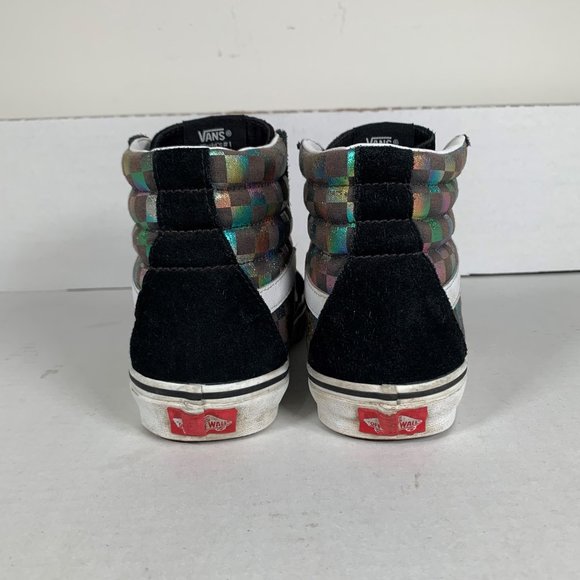 Vans Sk8-Hi Metallic Iridescent Checkerboard - Picture 5 of 9